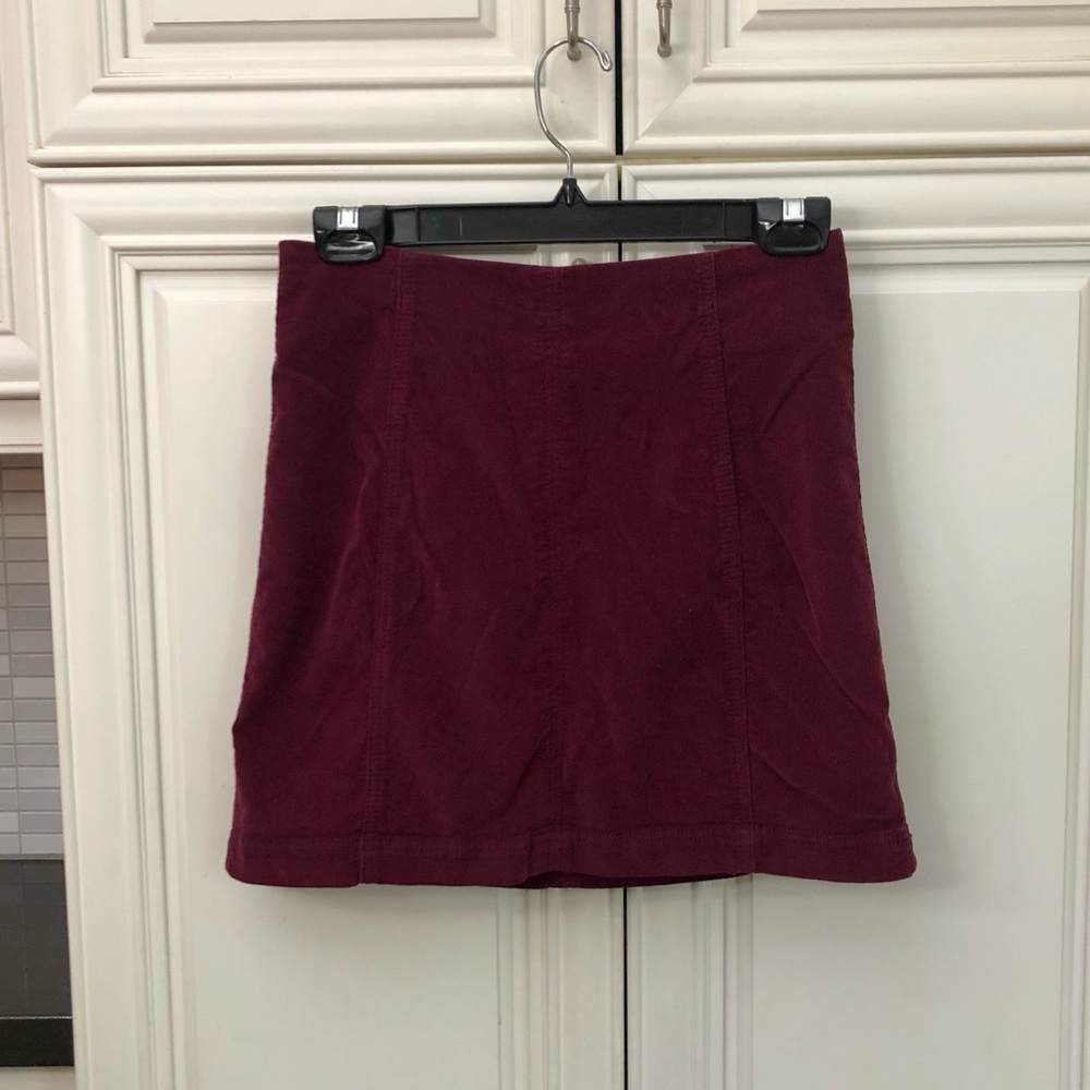 Free People corduroy ladies mini skirt
